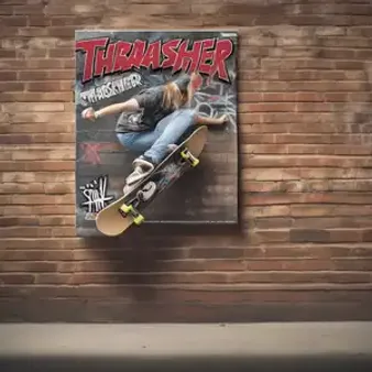 Iconic Thrasher Skateboard Magazine Covers